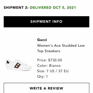 Gucci women’s Ace studded low sneakers